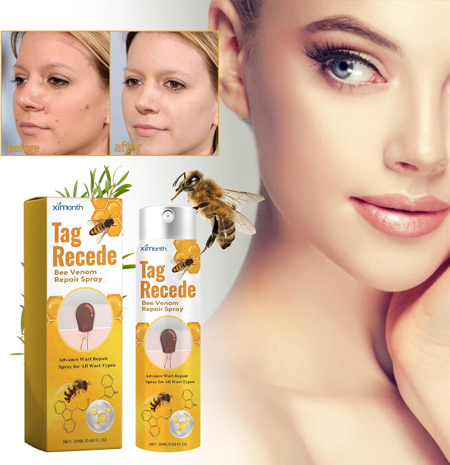 Tag Recede Bee Venom, Tag Recede Bee Venom Treatment Spray